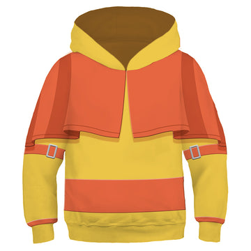 Avatar: La Leyenda de Aang Avatar: The Last Airbender Aang Cosplay Sudadera con Capucha para Niños